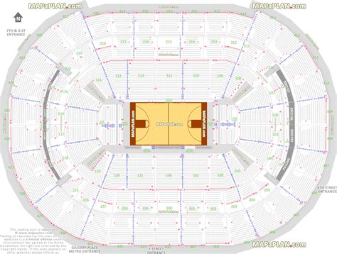 Arena Center Map .